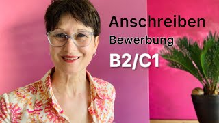 Anschreiben für Bewerbung  Ausbildung Energie u Gebäudetechnik  B2C1  Deutsch lernen [upl. by Cormier441]