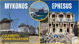 Cruising to Mykonos amp Kusadasi Ephesus on Celebrity Constellation [upl. by Alrad]