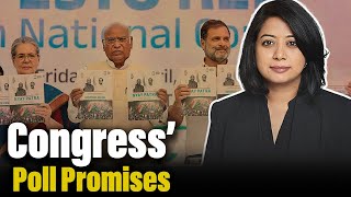 What’s the Congress promising Election Manifesto 2024 analysed  Faye DSouza [upl. by Nilatak]