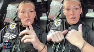 Police Officers TikTok Tells Drivers to Get the F Out of the Way [upl. by Stuart60]