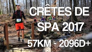 Sur les 55km des Crêtes de Spa 2017 [upl. by Hsinam]