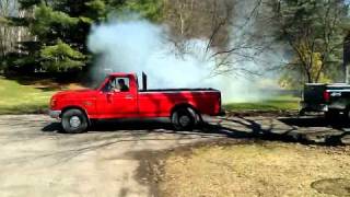 73idi vs 73 powerstroke tug o war [upl. by Switzer]