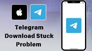 How to fix Telegram download ￼stuck problem on iPhone [upl. by Kilroy]