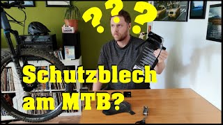 Montage von SKS Mudrocker am Vorderrad Endlich ein MTBSchutzblech das gut aussieht [upl. by Melicent]