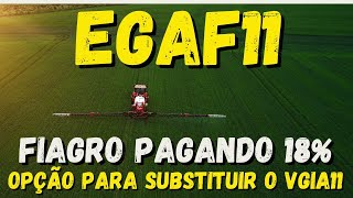 EGAF11 FIAGRO BOM E DIVERSIFICADO PARA SUBSTITUIR O VGIA11 [upl. by Anib]