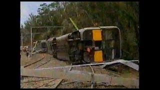 Waterfall Train Disaster  ABC News Brisbane 2003 [upl. by Naoj]