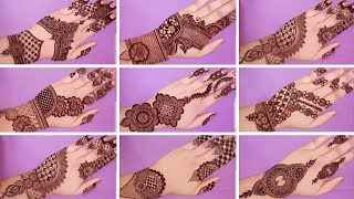 Easy top Arabic Mehndi Design Wedding Dulhan Special mehndi DesignSimplehenna Design mehndieid [upl. by Aenal]