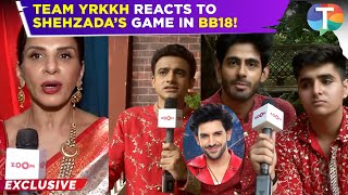 Team Yeh Rishta Kya Kehlata Hai’s SHOCKING reaction to Shehzada Dhami’s game in Bigg Boss 18 [upl. by Lette]