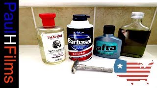 Barbasol Original Shaving Cream  American Shave [upl. by Newra]