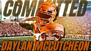 BREAKING 2025 WR Daylan McCutcheon FLIPS to Texas  Recruiting Updates  Florida State Seminoles [upl. by Yauqaj]