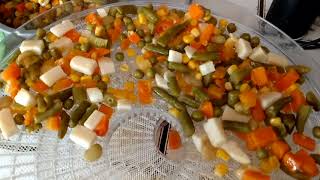 How to Dehydrate Your Canned Mixed Vegetables [upl. by Halfdan]