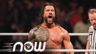 Roman Reigns sounds off after a rollercoaster Bad Blood WWE Now Oct 11 2024 [upl. by Aihsas]