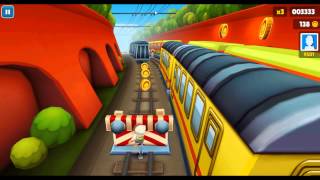 Subway Surfers Бегаем по поездамПервичное выступление 1 [upl. by Nimoynib213]