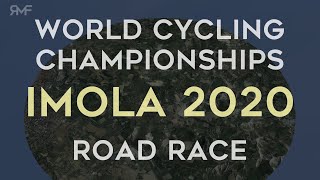 UCI World Cycling Championships 2020 Imola  Road Race Course  Animation and Profile [upl. by Ailehs]