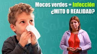 🔸MOCOS VERDES en los niños 🤧 ¿Necesitan ANTIBIÓTICOS [upl. by Annice]