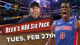 Hot Iron in ATL  REVENGE SPOT  Tuesday NBA DFS DraftKings amp FanDuel Picks  Beers 6 Pack [upl. by Shelia]