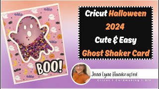 Cricut Halloween Card Ghost Shaker 2024 [upl. by Yenobe]