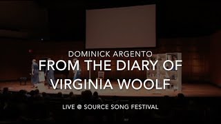 From the Diary of Virginia Woolf by Dominick Argento [upl. by Haiel209]