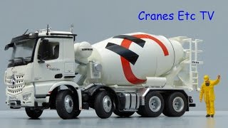 NZG MercedesBenz Arocs Mixer Truck Holcim by Cranes Etc TV [upl. by Nifares]