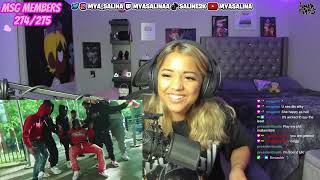 Mya Salina REACTS to Jay Hound  Sweeper Story  Official Music Video   ShotBy CPDFilmz [upl. by Supen324]