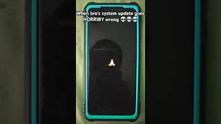 When bros system update goes horribly wrong 💀💀💀 linux error penguin android shorts [upl. by Onia]