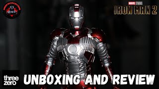 Threezero DLX Iron Man Mark V Unboxing and Review [upl. by Stochmal846]