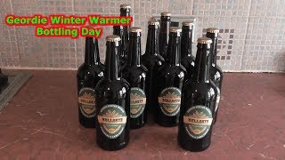 Geordie Winter Warmer Bottling amp Labeling Part 27 Home Brew Beer Kit UK [upl. by Syramad]