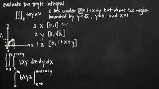 Triple integrals KristaKingMath [upl. by Davin19]