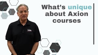 Whats unique about Axion courses [upl. by Noxid324]