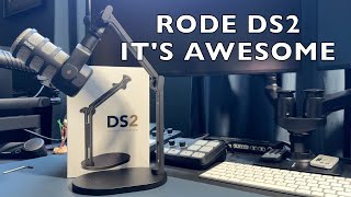 RODE DS2 Studio Arm  Ultra Portable and Simply Amazing [upl. by Orodisi]