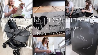 Unboxing our icandy pram organising the nursery harvesting colostrum amp more  36 weeks pregnant [upl. by Haimaj]