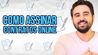 🔴 COMO ASSINAR CONTRATOS ONLINE  Autentique 😉💻✅ [upl. by Arebma83]