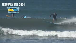 February 8th 2024  Raw Clips  Playa Guiones  Costa Rica  4K  pt2 [upl. by Hairahcez]