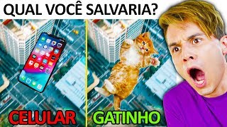 QUEM VOCÊ SALVARIA PRIMEIRO ☆ 7 CHARADAS PARA TESTAR SEU CÉREBRO ☆ [upl. by Emawk286]