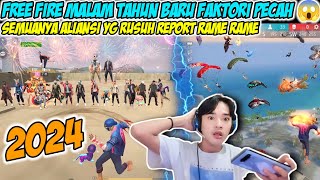 FREE FIRE TAHUN BARU RAME BANGET SEMUA ALIANSI DI ATAS FAKTORI PECAH BANGET [upl. by Aerdnak226]