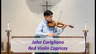 John Corigliano Red Violin Caprices  Joshua Lee 15 [upl. by Latini898]