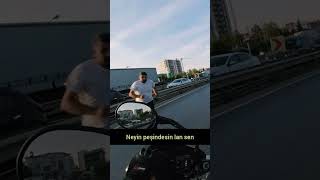 Motorcuya Hücum motosiklet motorcu motovlog trafik [upl. by Nerrad]