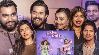 Rafta Rafta Screening Bhuvan Bam Srishti Ganguli Rindani With Friends  UNCUT  INTERVIEW [upl. by Fayette808]