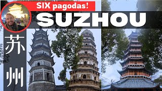 SUZHOU in CHINA is FULL of history  Lets hunt pagodas [upl. by Retsae]