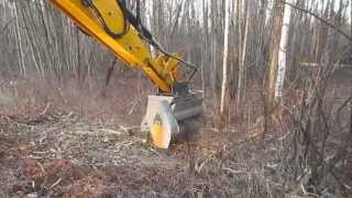 FAE Forestry Mulcher 4CX15 Backhoe [upl. by Karas]