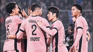 AngersPSG 24  Lee Kang In est INCROYABLE  BON match  Dembele NUL [upl. by Aved]