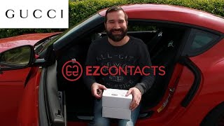 Gucci Sunglasses from EZContacts  Review  Unboxing  10 OFF [upl. by Ientirb]