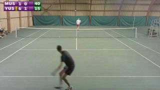 Christophe 151 vs Pierre 302  2e set  Highlights  29122011 [upl. by Litsyrk]