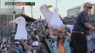 Newport Gulls vs Sanford Mainers NECBL Championship Game 3 8102024 [upl. by Oicangi]