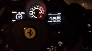 Ferrari 488 Spider Topspeed test  nothing for scary drivers [upl. by Ibur]