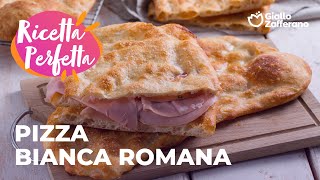 PIZZA BIANCA ROMANA  CROCCANTEZZA INDESCRIVIBILE🤤 [upl. by Merwin]