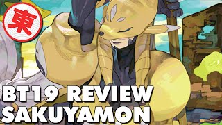 BT19 Card Review  Sakuyamon Cards [upl. by Seve]