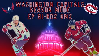 NHL 13  Washington Capitals Season Mode  EP91 PLAYOFFS Round 2 Game 2 vs Montreal Canadiens [upl. by Shank143]