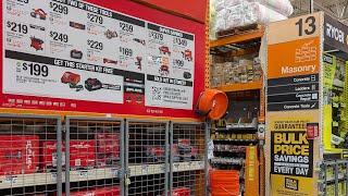 New Tool Deals at Home Depot [upl. by Lyrpa]