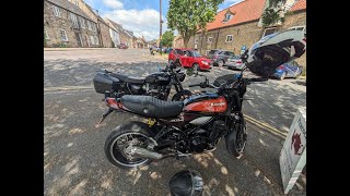 Triumph T120 amp Kwasaki Z900 RS Ride to Bens Yard amp Ely [upl. by Quincy]